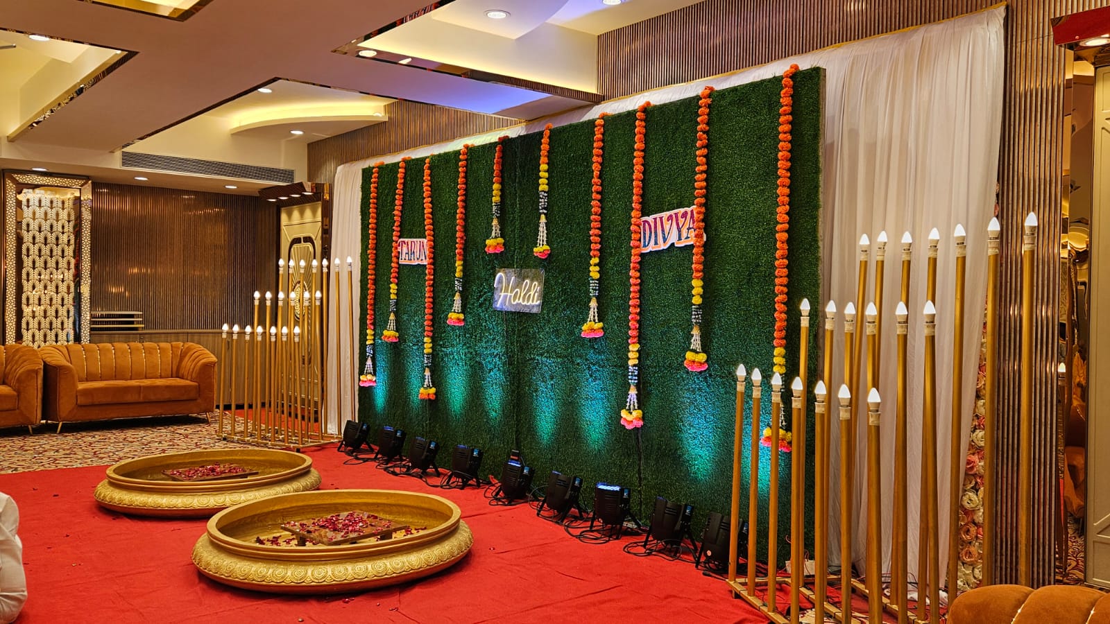 Haldi Ceremony Decor detail