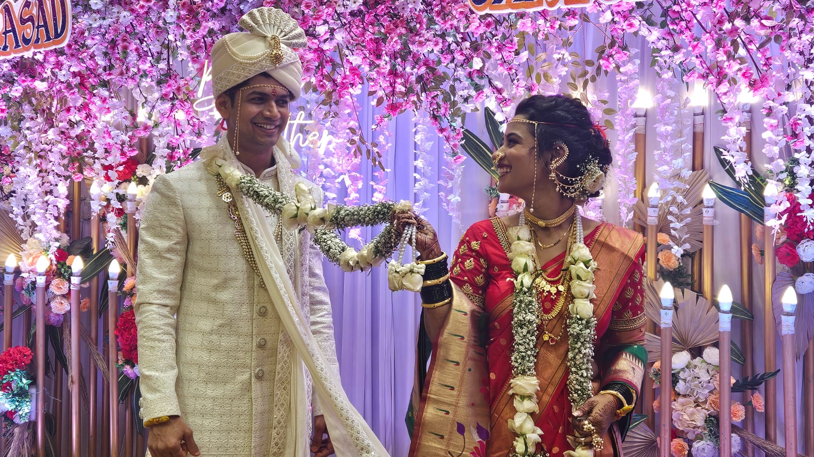 Traditional Mandap Lighting decoration